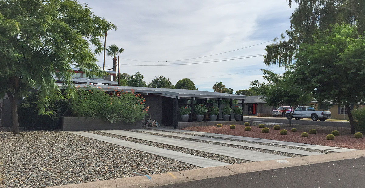 Mayfair Manor tract home by Ralph Haver AIA in Phoenix Arizona<a href=
