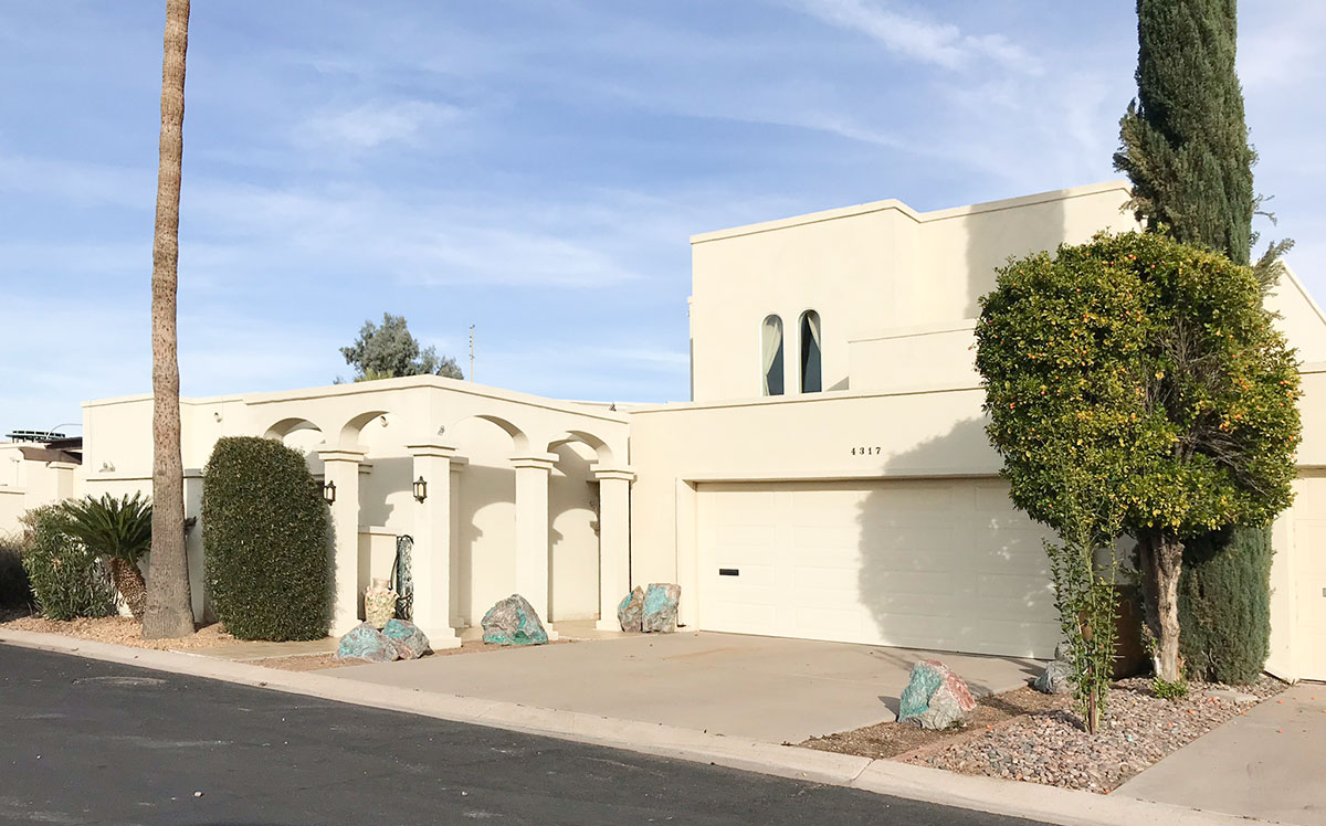Villa Adrian by Haver Nunn and Jenson for Del Trailor in Scottsdale ARizona