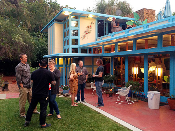 Carlson House by Frank Lloyd Wright during Modern Phoenix Tour