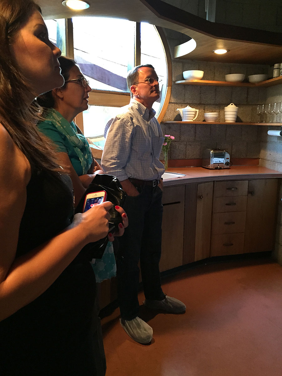 The David and Gladys Wright House tours during Modern Phoenix Week 2015 in Phoenix Arizona