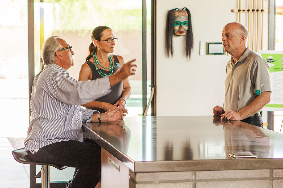 Electri-Living Home by D.D. Castleberry in Sherwood Heights on the Modern Phoenix Home Tour 2015 in South Scottsdale