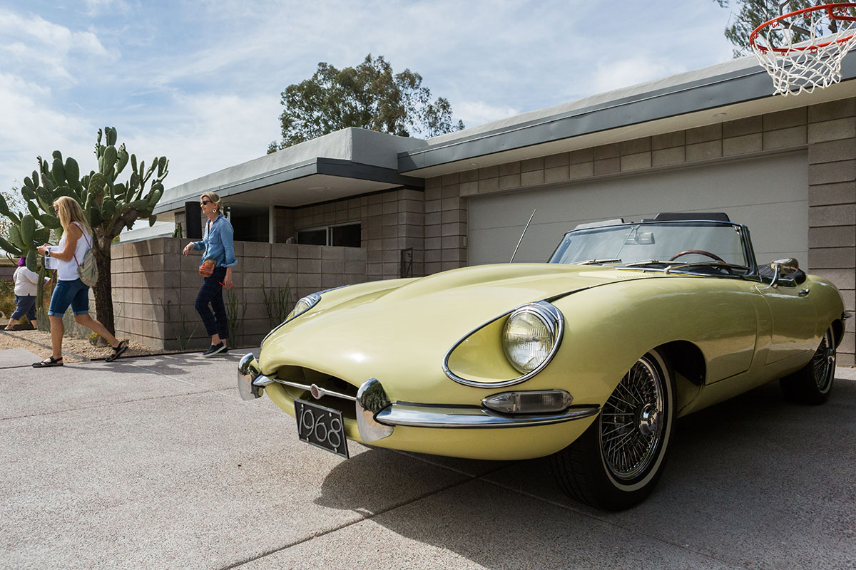 Vintage Cars at The Beck Residence on the Modern Phoenix Home Tour of Marion Estates in 2018