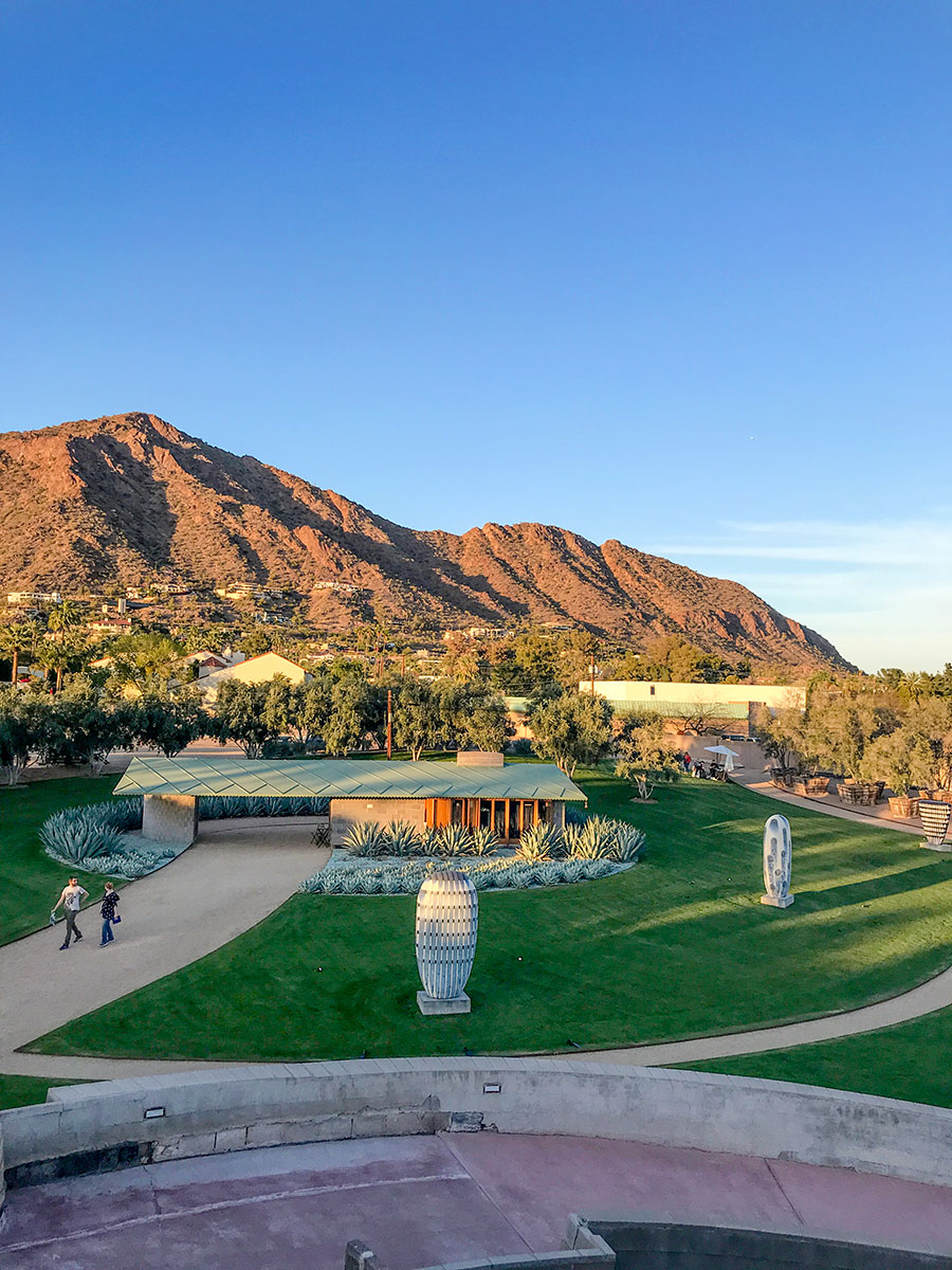 David Wright House Featuring Jun Kaneko Sculpture During Modern Phoenix Week 2018