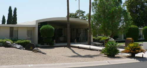 The Neighborhood on the South Slope of Camelback Mountain in Phoenix