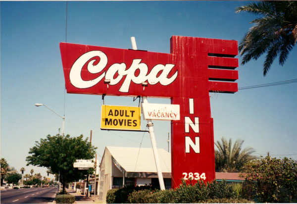 Vintage visuals along Van Buren in Phoenix Arizona