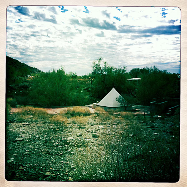 Student Shelter at Taliesin West in Scottsdale Arizona