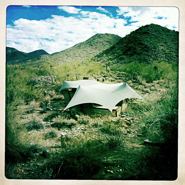 Student Shelter at Taliesin West in Scottsdale Arizona