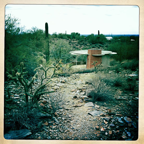 Student Shelter at Taliesin West in Scottsdale Arizona