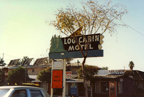 Vintage signage along Van Buren in Phoenix Arizona