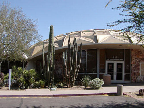The Tempe Geodesic Dome Branch of Valley National Bank in Phoenix Arizona